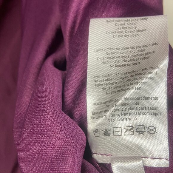 Alex Evenings Woman 16W Plum Lace Sequin Bodice Chiffon Mother Of Bride Dress - Picture 14 of 16